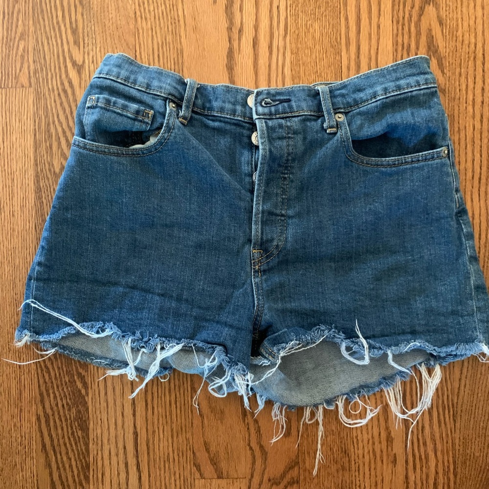 Everlane Medium Wash Denim Shorts